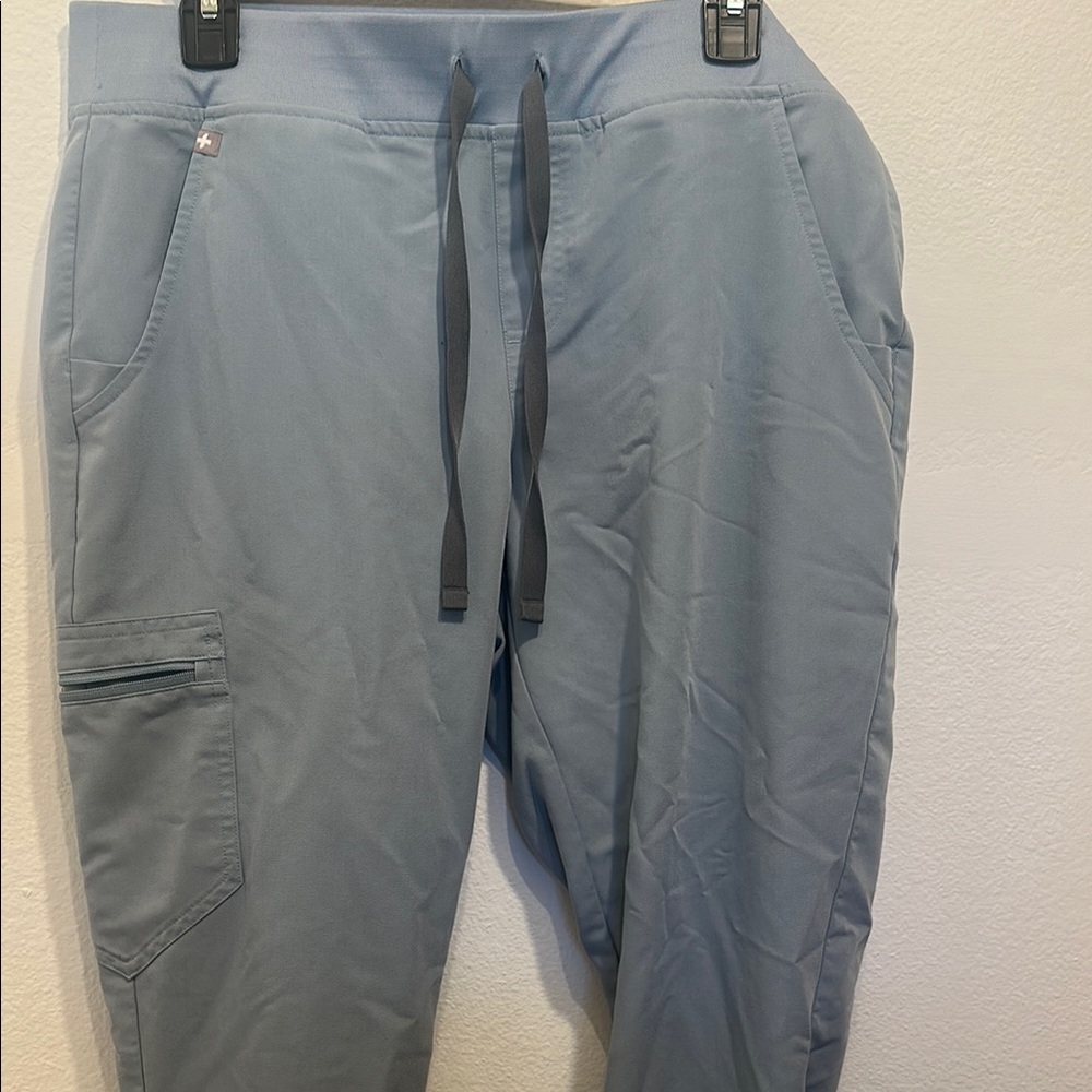 Figs Blue Jogger Scrub Pants